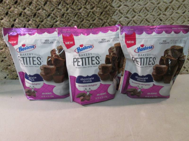 lot 170 image: 3 Bags of Hostess Bakery Petites Ch...