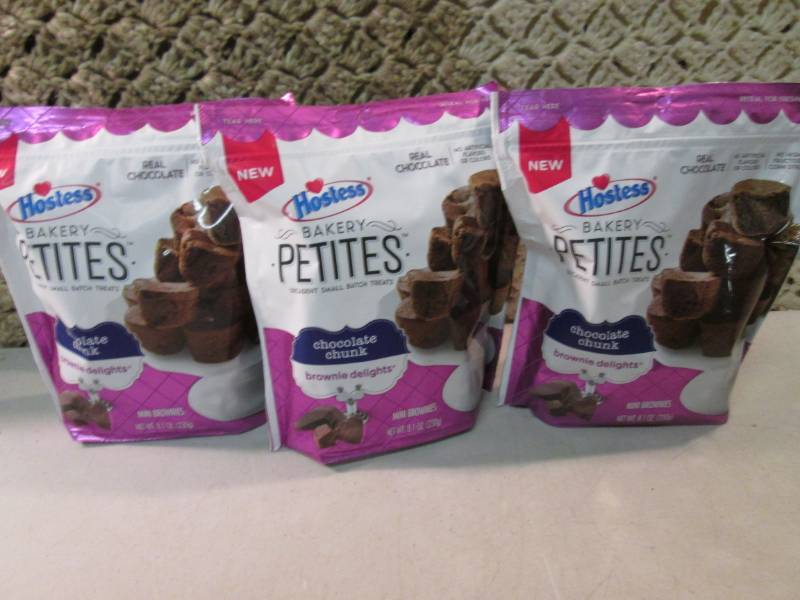 lot 171 image: 3 Bags of Hostess Bakery Petites Ch...