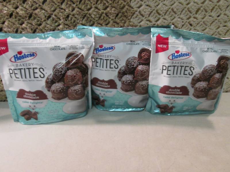 lot 173 image: 3 Bags of Hostess Bakery Petites Ch...