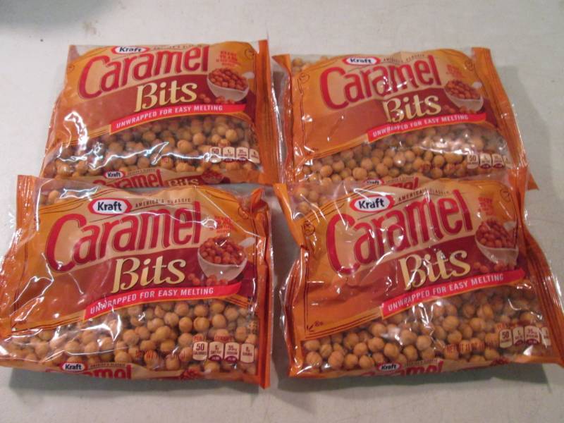 lot 175 image: 4 Bags of Kraft Caramel Bits Best b...