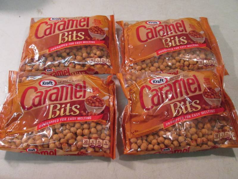 lot 176 image: 4 Bags of Kraft Caramel Bits Best b...