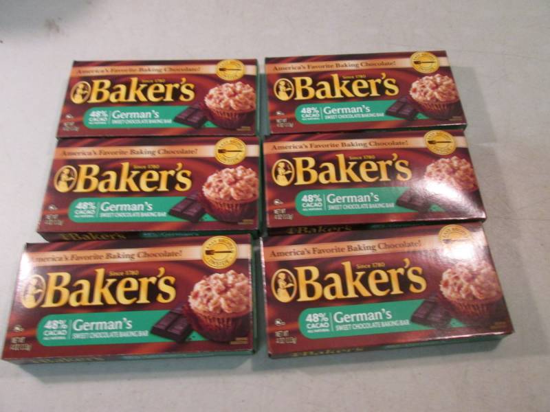 lot 187 image: 6 Boxes of Bakers Germans Sweet Cho...