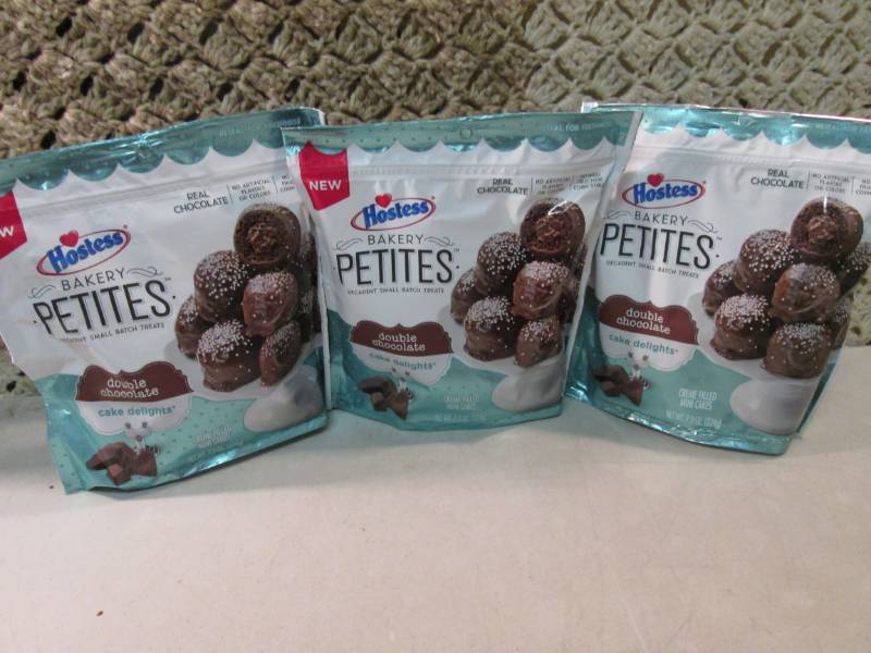 lot 194 image: 3 Bags of Hostess Bakery Petites Ch...