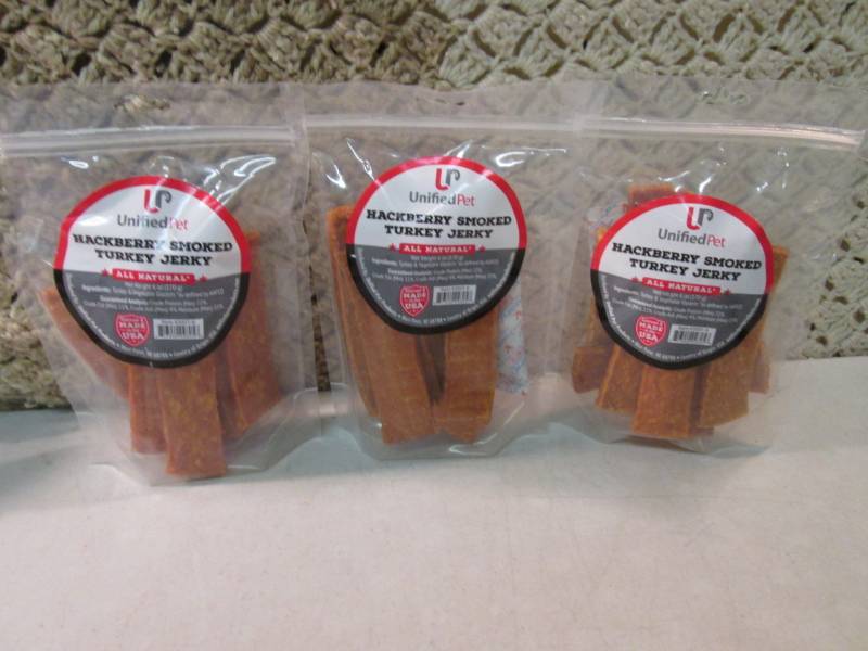 lot 207 image: 3 Bags of Hackberry Smoked Turkey J...