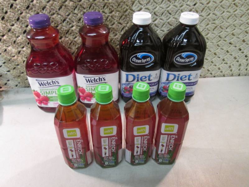 lot 264 image: Lot of Misc Juices Best by Jan-Jun ...