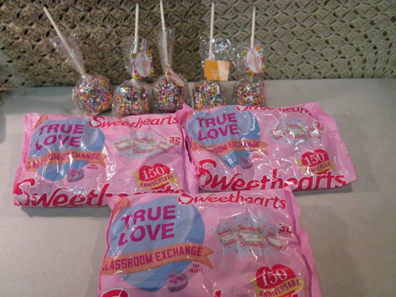 lot 272 image: 3 Big Bags of Sweethearts and 5 Mar...