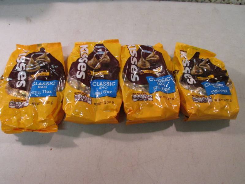 lot 273 image: 4 Bags of Hersheys Kisses with Almo...