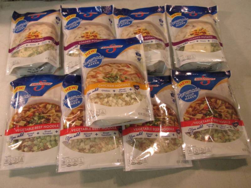 lot 277 image: 9 Bags of Swanson Homemade Soup Mak...