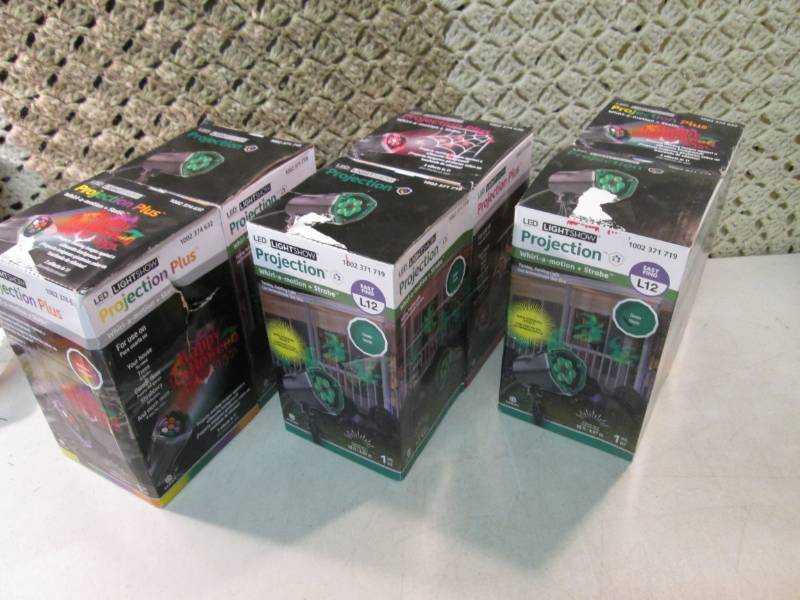 lot 299 image: Lot of 6 LED Light Show Projection ...
