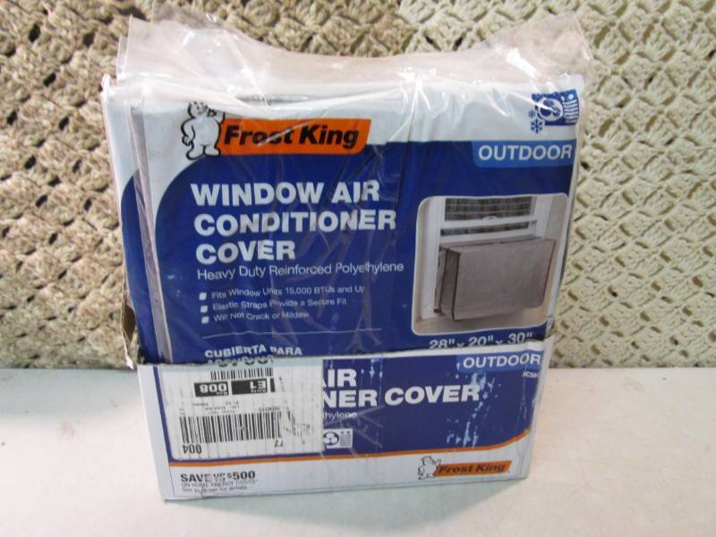 lot 300 image: Box of 12 Frost King Window Air Con...