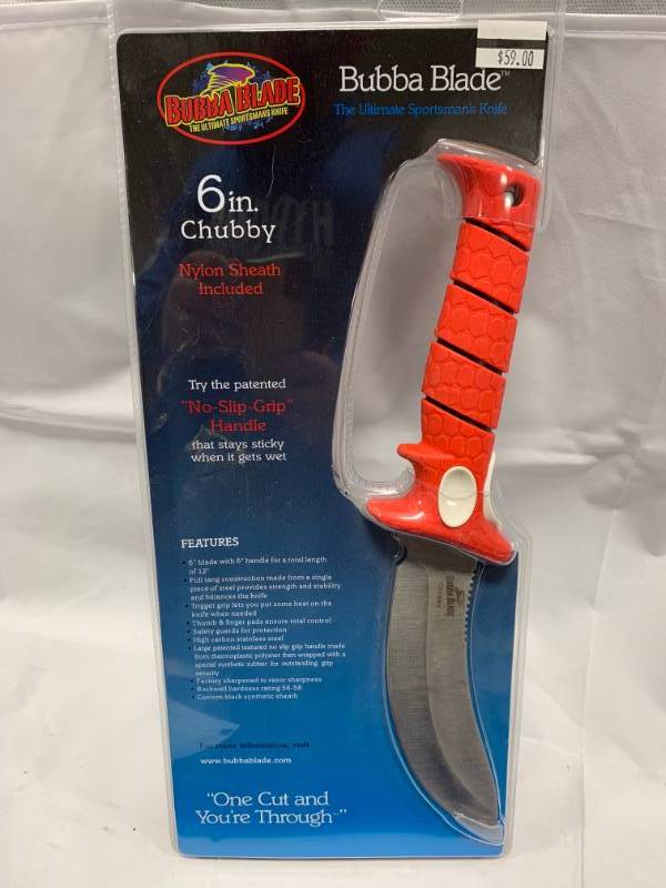 lot 9 image: Bubba Blade 6 Chubby Knife