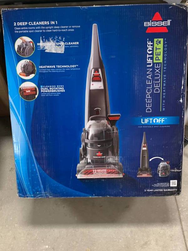 lot 38 image: Bissell Deep Clean Pet Deluxe Carpet Cleaner