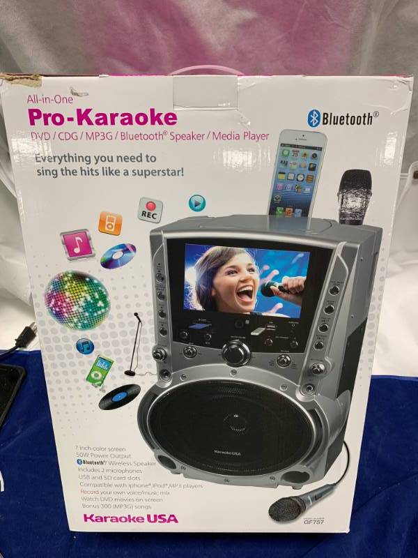 lot 46 image: All in One Pro Karaoke Machine