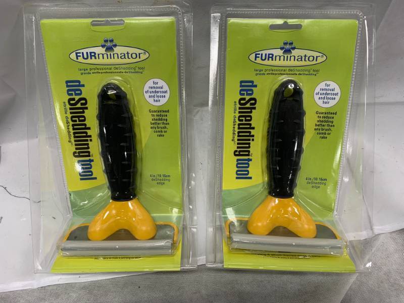lot 89 image: Lot of 2 DogCat Deshedding Tools