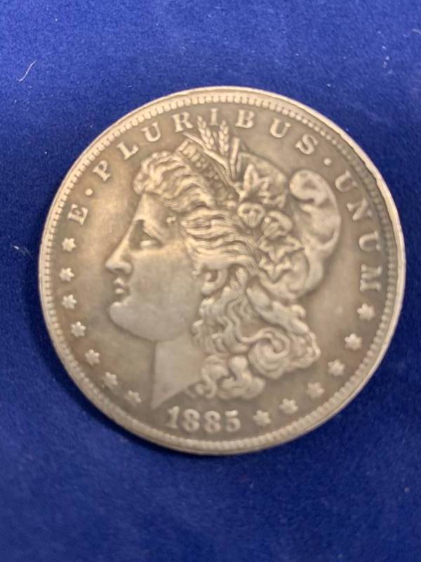 lot 90 image: Morgan Dollar Zombie Coin