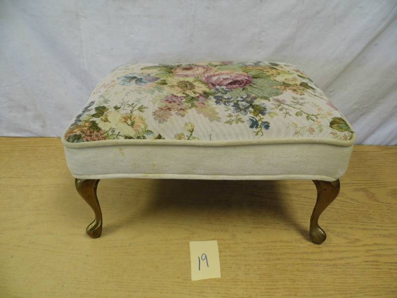Needlepoint Footstool