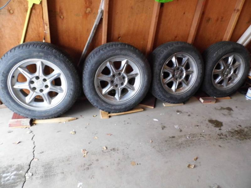 Lot of 4 GoodYear Wrangler Tires