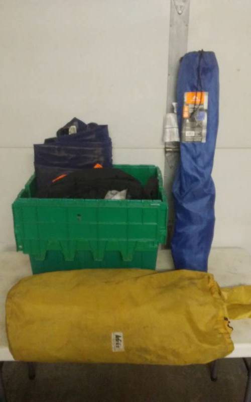 lot 43 image: Tent, Air Mattress, Camp Chair, Back Packs, Bags & Camping Related