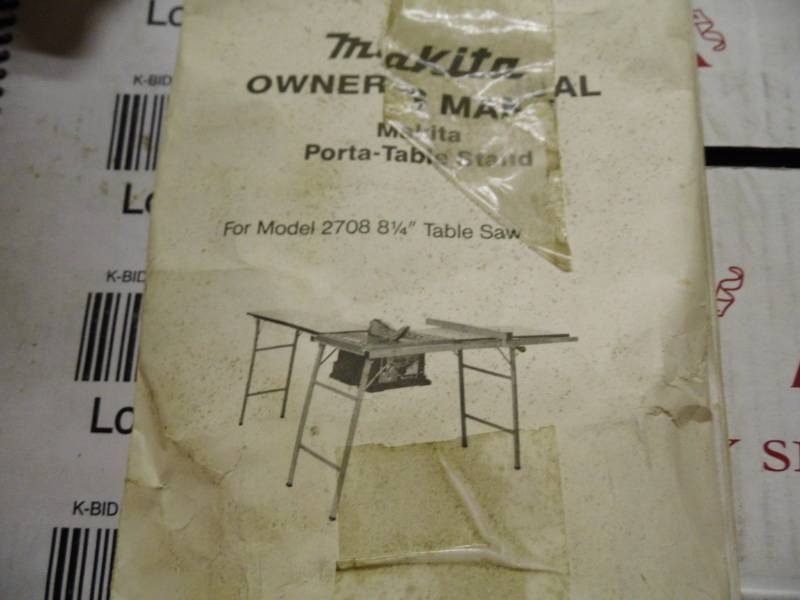 lot 24 image: Makita Porta Table Stand