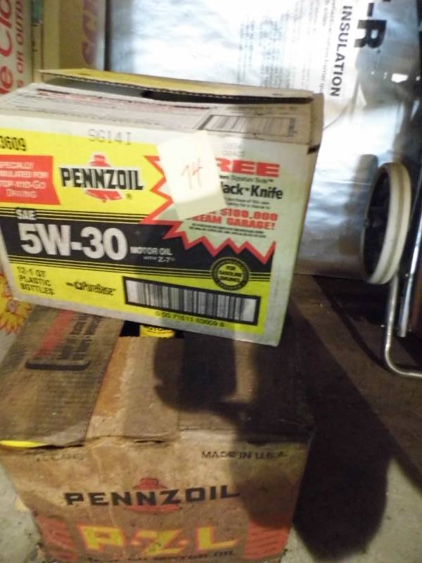 lot 74 image: Large Lot of New Oil