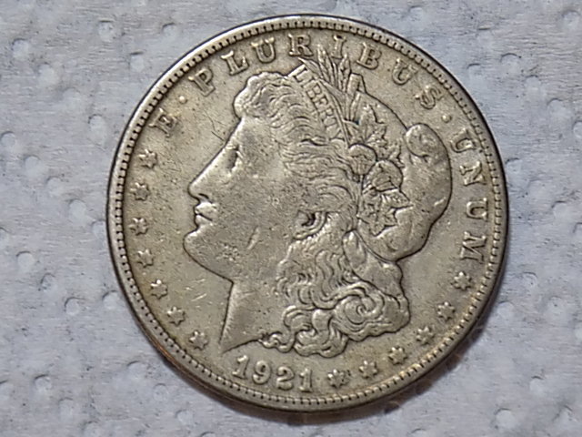 1921 Morgan Silver Dollar