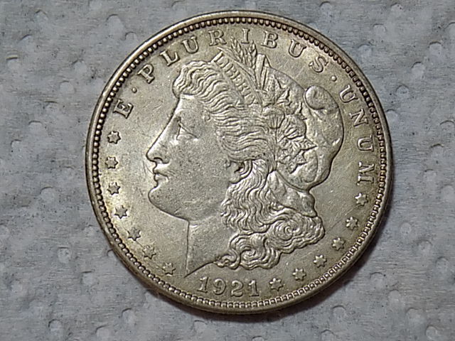 1921d Morgan Silver Dollar