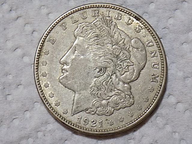 1921d Morgan Silver Dollar
