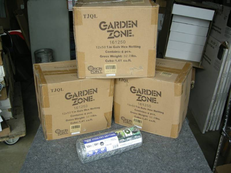 lot 21 image: 3 Cases Rolls of Chicken Wire