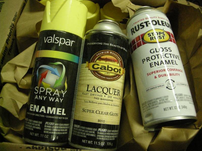lot 64 image: Group Aerosol PaintLacquer