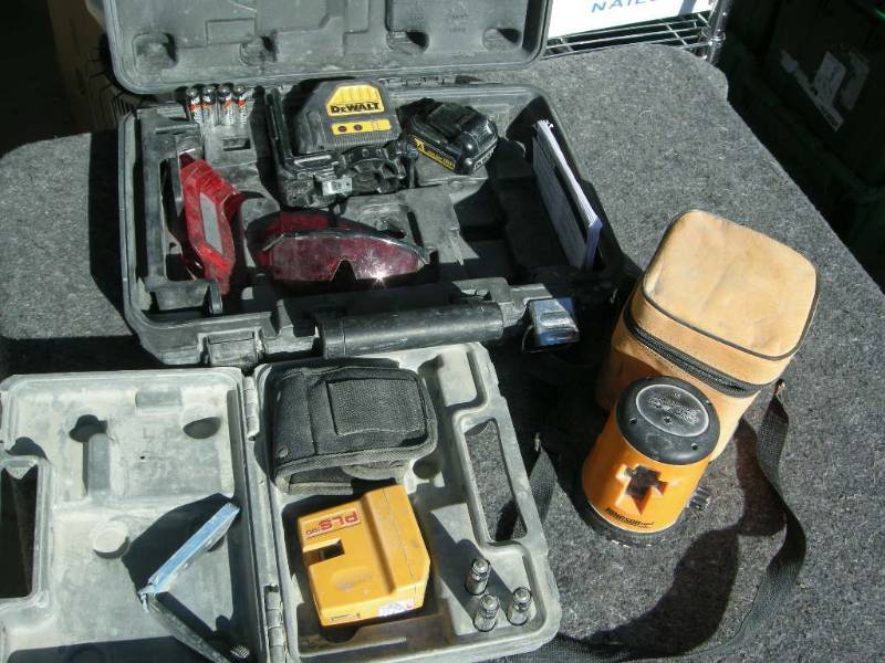 lot 10 image: DeWalt-Johnson-PLS Laser Levels