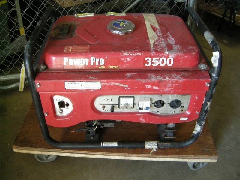 lot 12 image: Power Pro 3500 Gas Generator