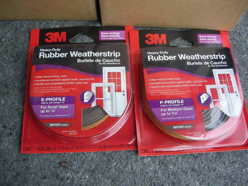 lot 106 image: 3M Heavy Duty Rubber Weatherstrip