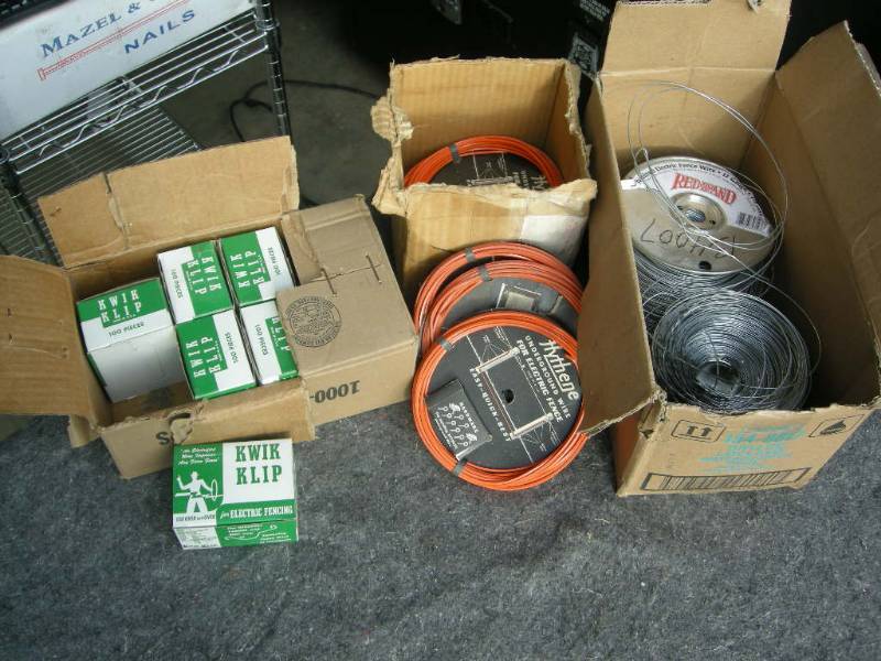 lot 134 image: Electric Fence Supplies