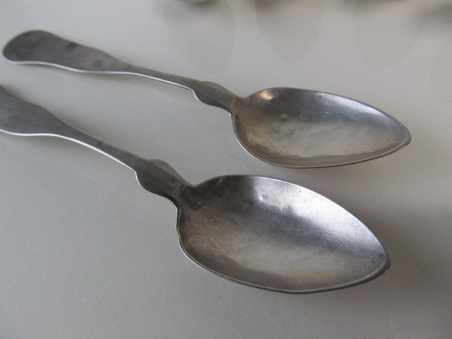 lot 38 image: Group of Signed 19th Century Sterling Silver Spoons