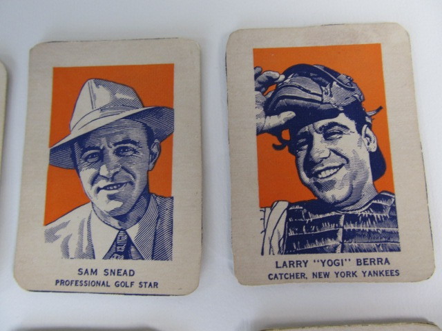 lot 93 image: Original 1952 Wheaties Sports Cards