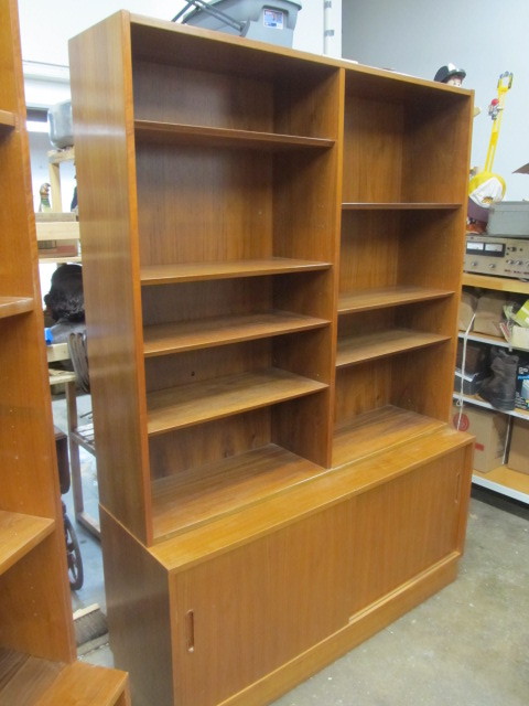lot 7 image: 1960s Signed Danish Modern HUNDEVAD Teak Hutch