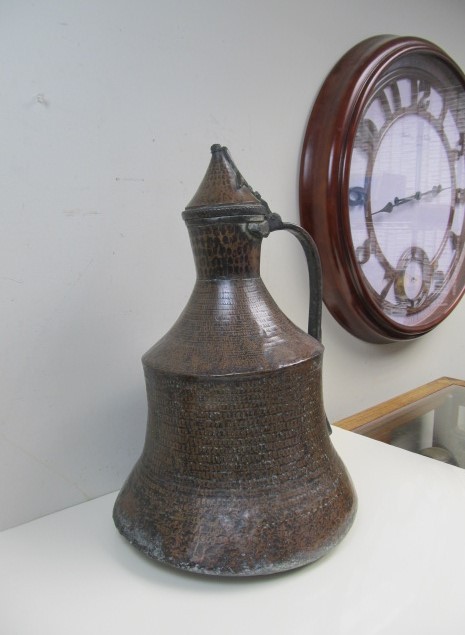 lot 94 image: LARGE Early 19th Century Turkish Copper Hand Hammered Vessel