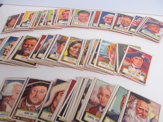 lot 161 image: 1952 Topps LOOK N SEE Trading Cards - NEAR COMPLETE SET