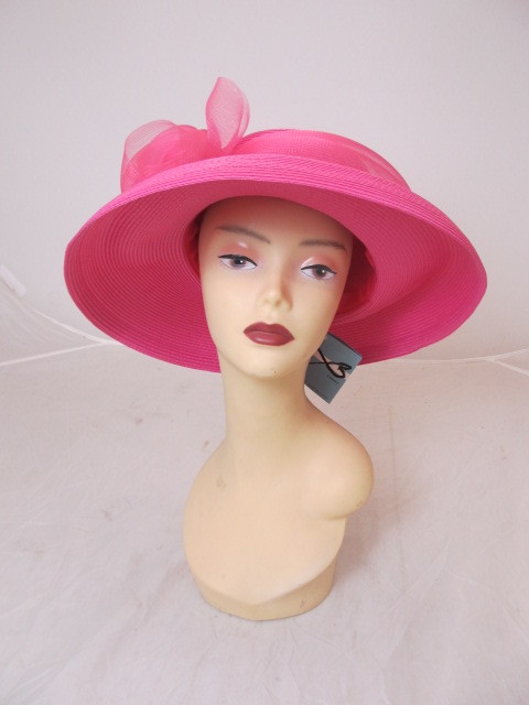 lot 42 image: Brand New BETMAR Luxury Womens Church Hat - Pink
