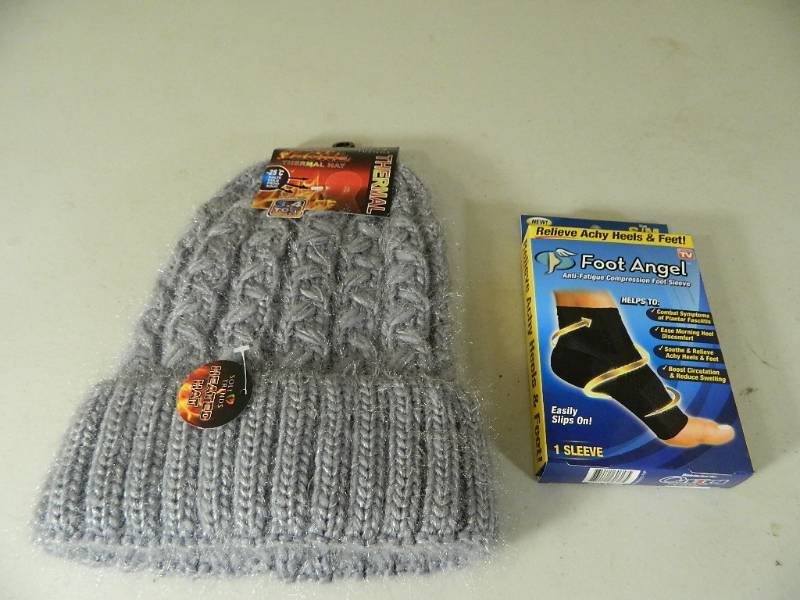 lot 15 image: New Thermal Hat and New Foot Angel