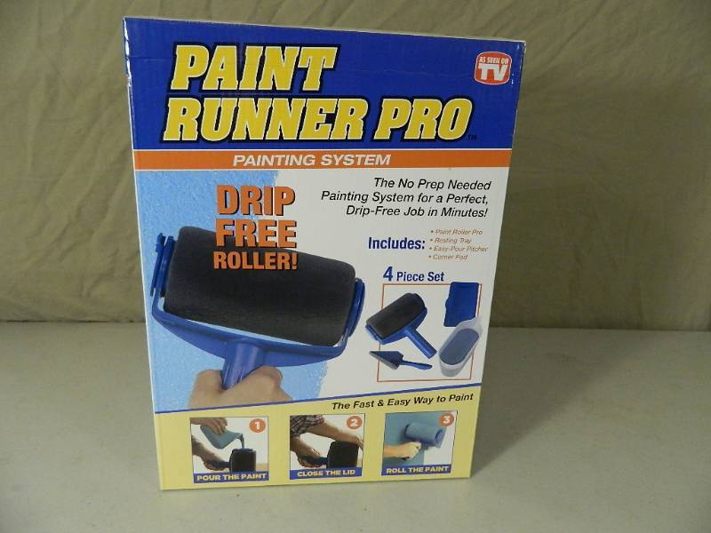 lot 18 image: New Paint Runner Pro 4 Piece Set