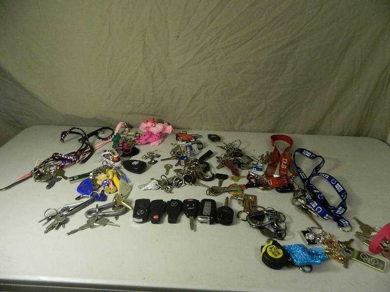lot 68 image: Keys, Keychains, Locks, More