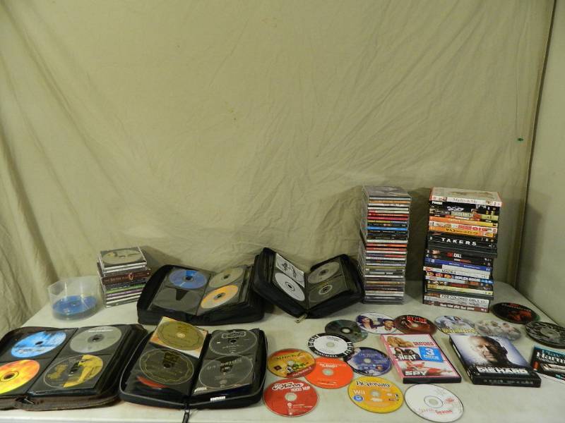 lot 130 image: Dvds, Cds, Video Games, More