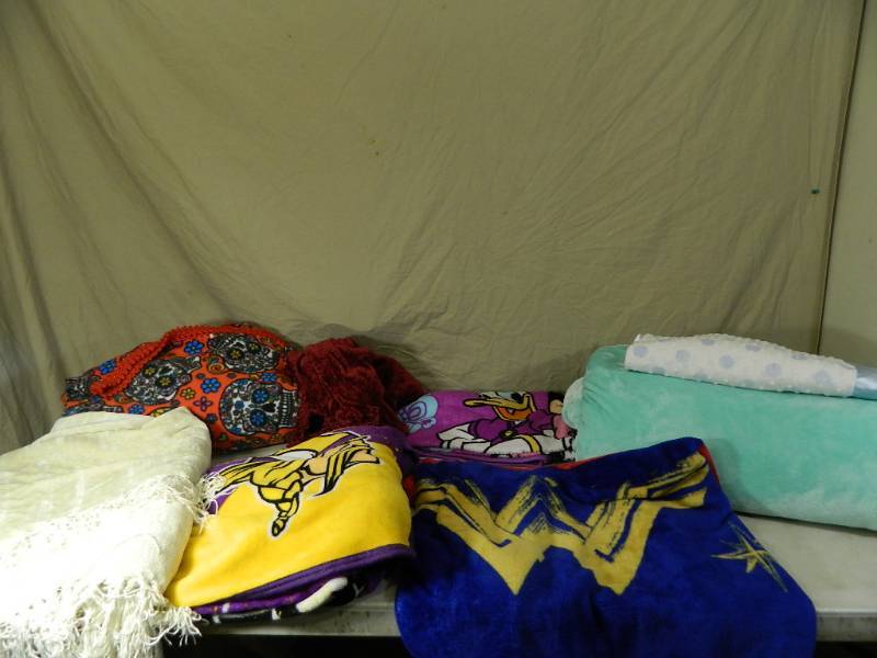 lot 147 image: 8 Assorted Super Soft Blankets  Throws