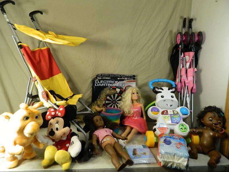 lot 168 image: American Girl, Strollers, Toys, Etc