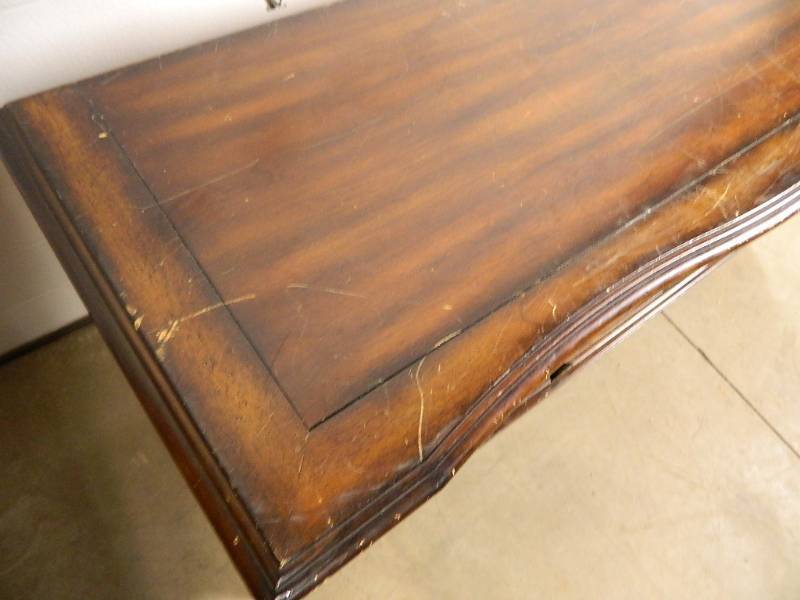 lot 103 image: TV Stand  Media Center and Mirror