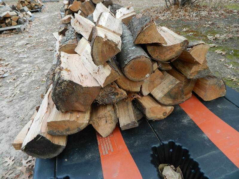 lot 20A image: Pile of Split Firewood