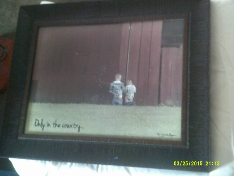 lot 38 image: SUSIE BOYER ONLY IN THE COUNTRY PAINTER