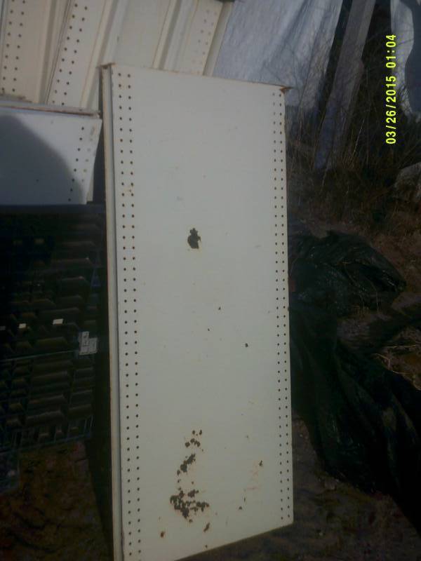 lot 45 image: STEEL SHELVING