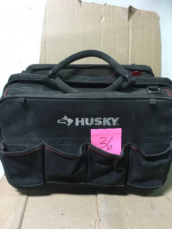 lot 36 image: Husky 7 in. Total Tech Tool Bag USED